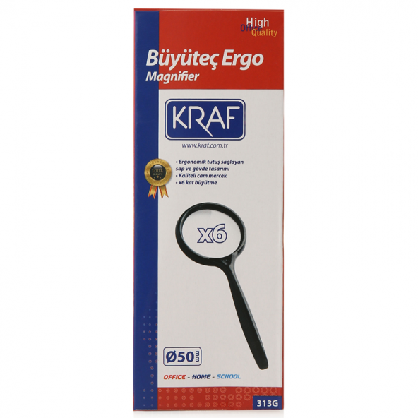 Kraf Ergo Büyüteç 50 Mm 6X 313G - 2