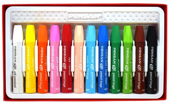 Pensan 12 Renk Pastel Boya - 2