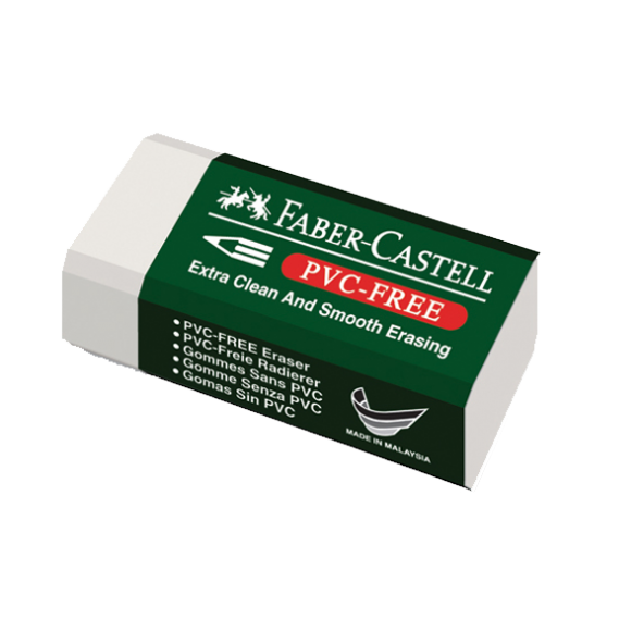 Faber Castell Öğrenci Silgisi Küçük 3'lü Beyaz (7085-30)