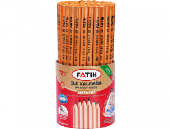 Fatih Jumbo Üçgen Başlangıç Kalemi Natural Kurşunkalem - 2