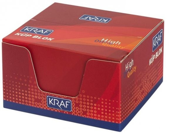 KRAF KÜP BLOK BEYAZ 8X8 CM 115G