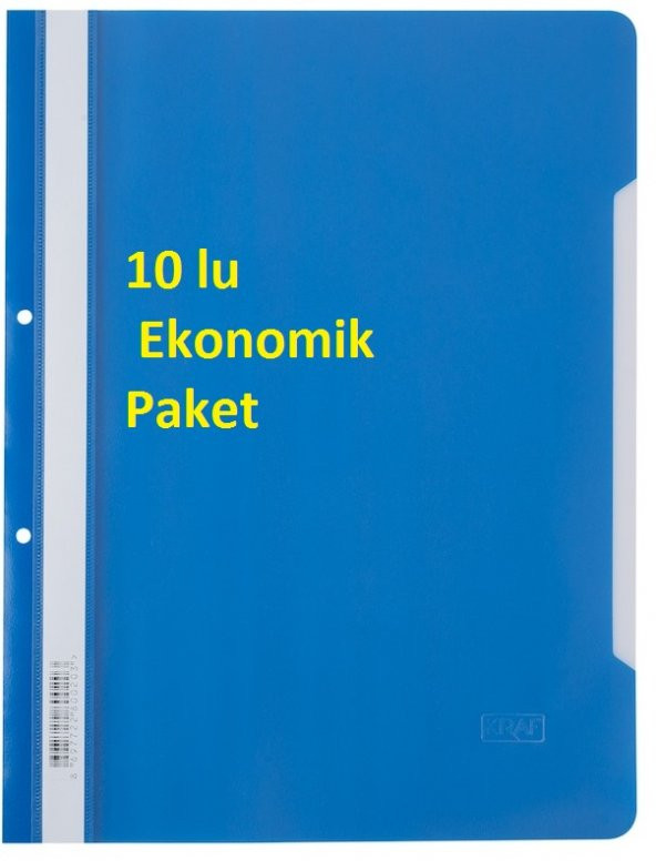 Kraf Mavi Telli Dosya 10'luk Paket