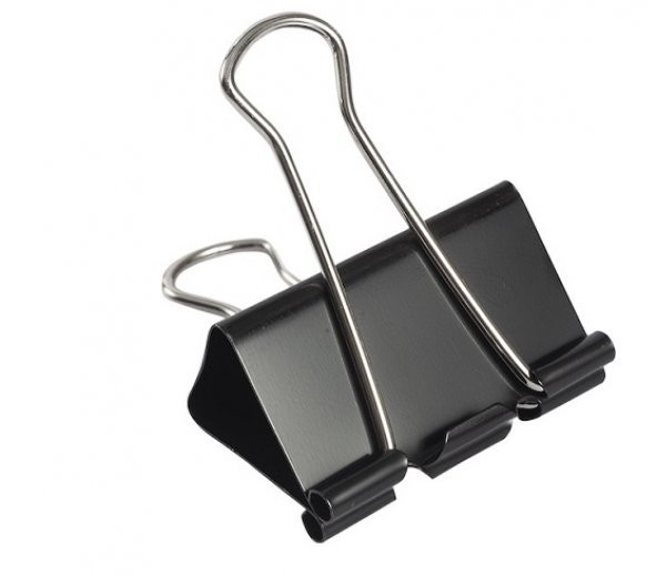 Kraf Metal Kıskaç Binder Clips 41 MM 6923980360107 12li Kutu