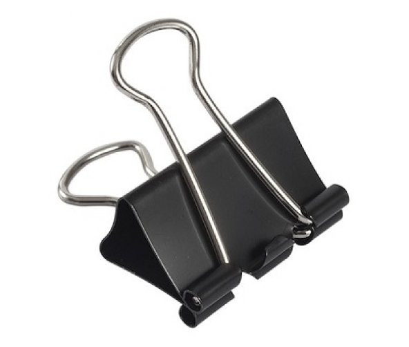 Kraf Metal Kıskaç Binder Clips 25 MM 6923980360657 12li Kutu