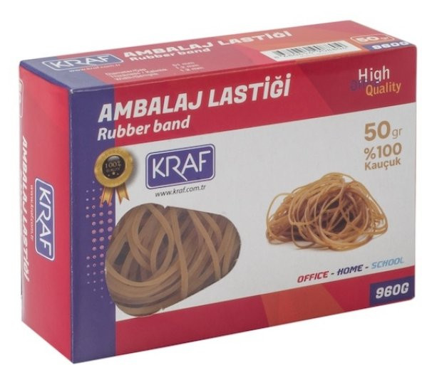 Kraf Ambalaj Lastiği Kauçuk 50 GR