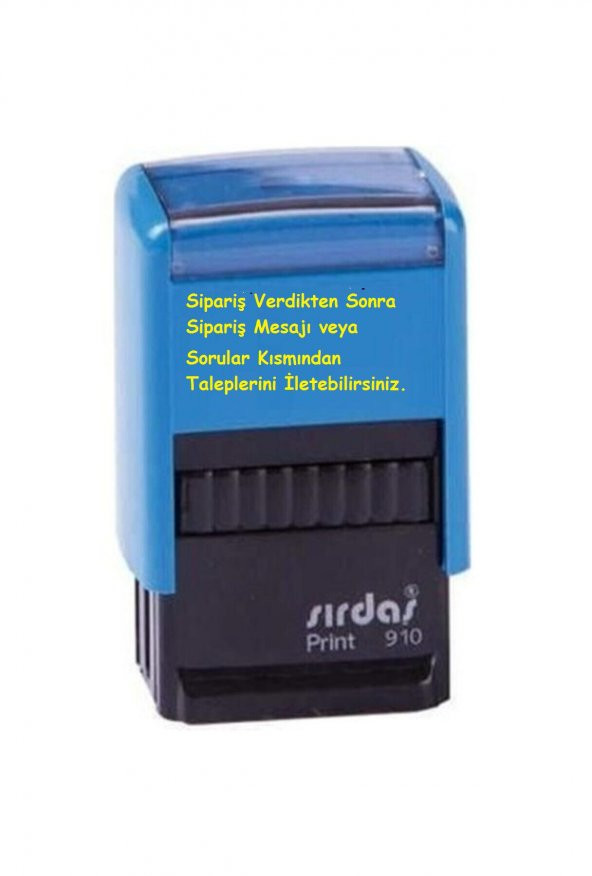 Sırdaş İSİM ÜNVAN Kaşesi Sırdaş 910 Model MAVİ Keçeli - 3