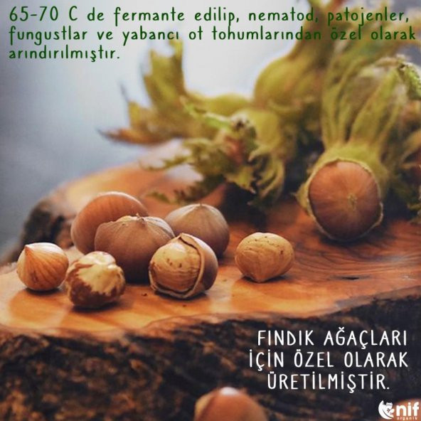 Nif Organik Fındık Gübresi 25 KG 100 Organik Gübre - 6