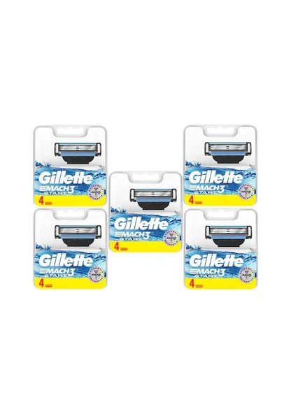 Gillette Mach3 Start Yedek Başlık 5 x 4'lü