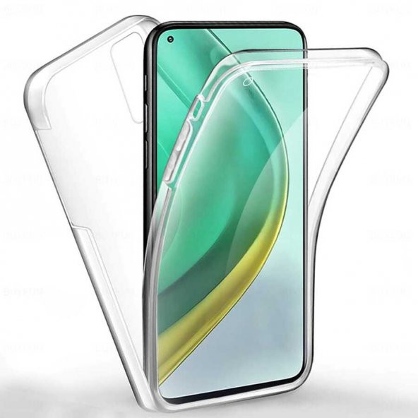 Xiaomi Mi 10T Pro 5G Kılıf 360 Tam Koruma Şeffaf Silikon - 6