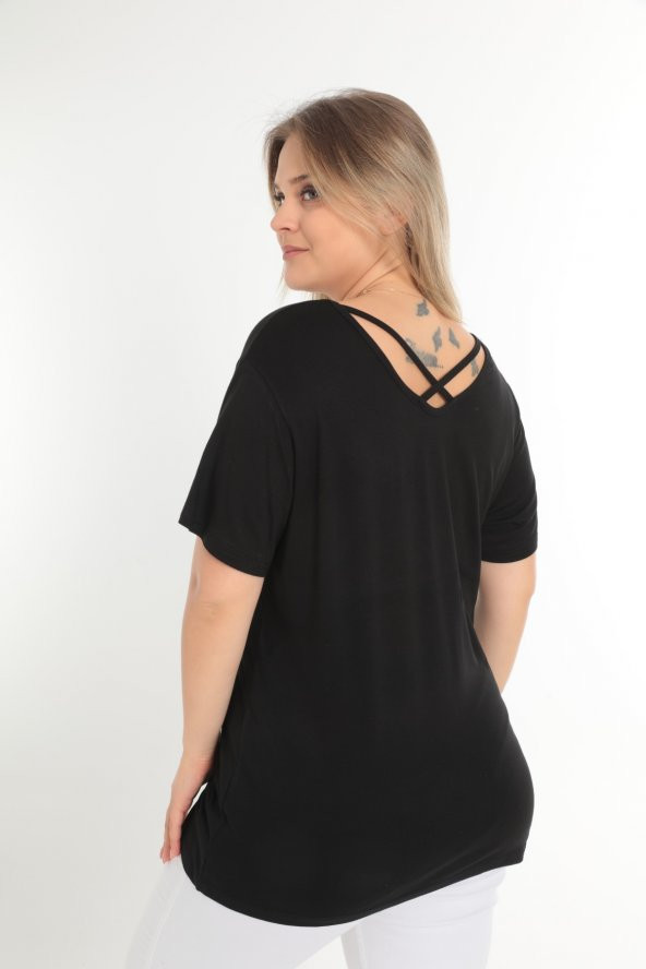 yzs tekstil CAPRAZ BİYELİ BLUZ - 5