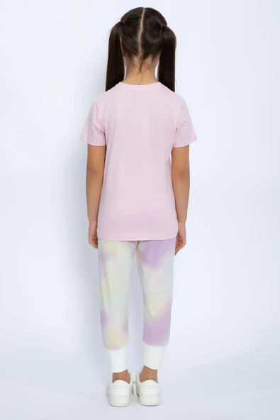 U.S. Polo Assn 1070 Batik Desenli Kız Çocuk İkili Takım - 8