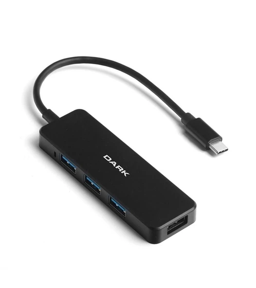 DARK DK-AC-USB31X41A TYPE-C=-- 4 PORT USB-A 3.0 HUB