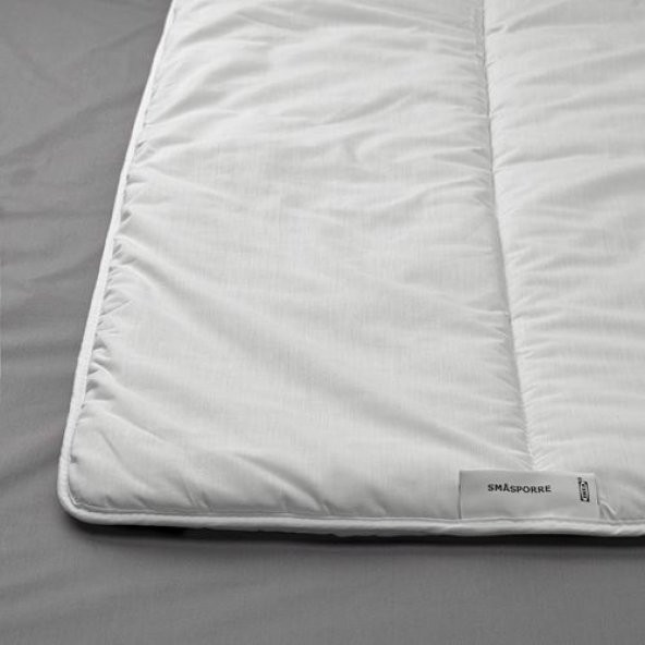 Çift Kişilik Kışlık Yorgan, Beyaz Renk MeridyenDukkan 240x220 Cm-Dolgu Oyuklu Polyester Lif - 2