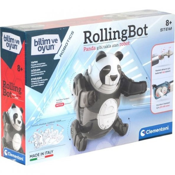 Clementoni Robotik Laboratuvarı RollingBot Panda