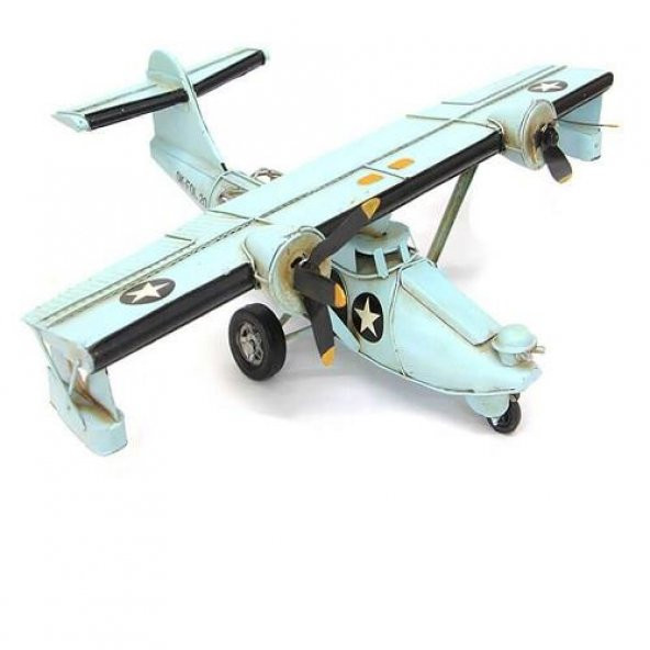 himarry Dekoratif Metal Uçak Biblo Hediyelik - 6