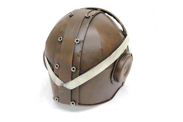 himarry Dekoratif Metal Pilot Kaskı Biblo Dekoratif Hediyelik - Resim 4