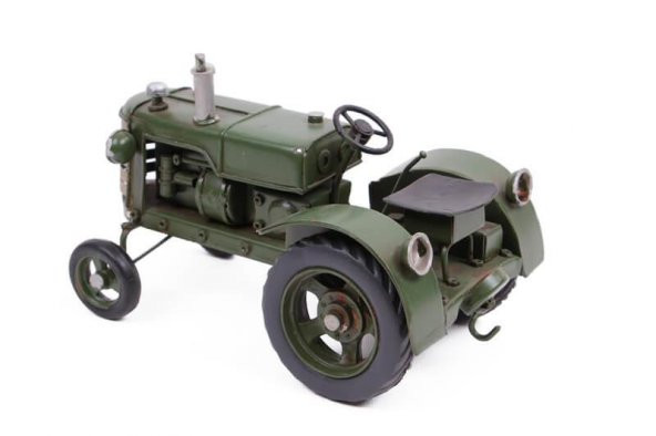 Dekoratif Metal Traktör Vintage Biblo Hediyelik - Resim 3