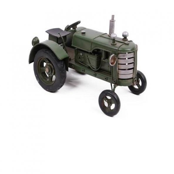 Dekoratif Metal Traktör Vintage Biblo Hediyelik - Resim 6