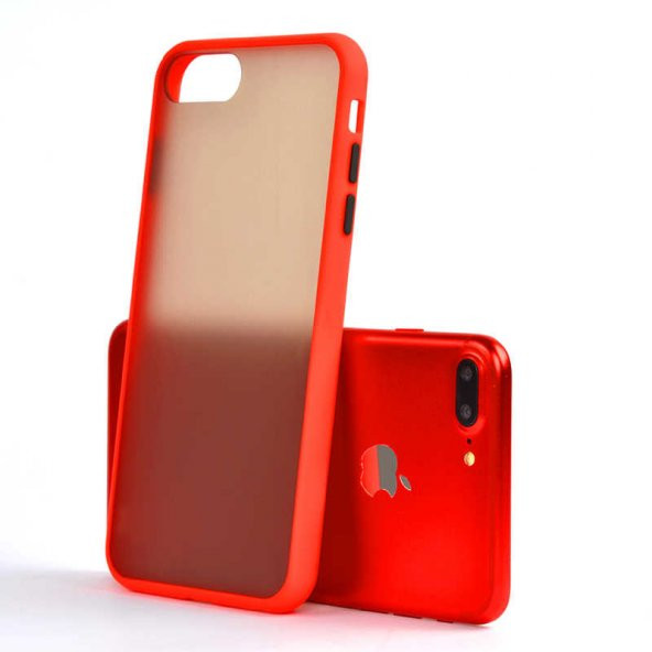 Apple iPhone 6 Plus / 6S Plus Kılıf Arka Buzlu Mat Kapak - 11