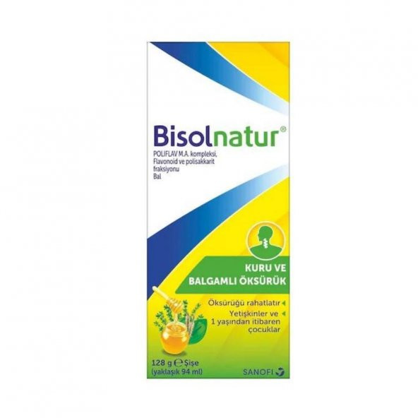 Bisolnatur Doğal İçerikli Öksürük Şurubu 128g