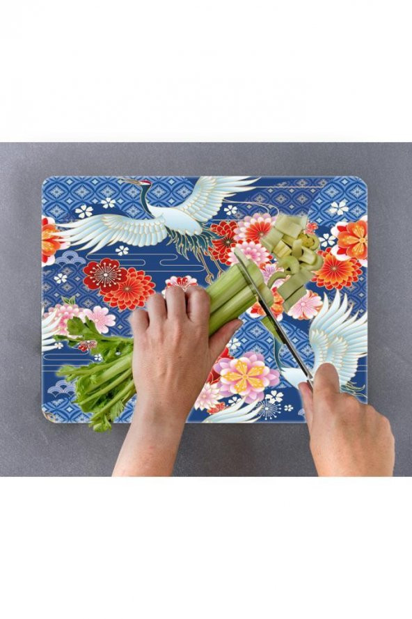 20x30 cm Model 15 Desenli Cam Kesme Tablası - Resim 2