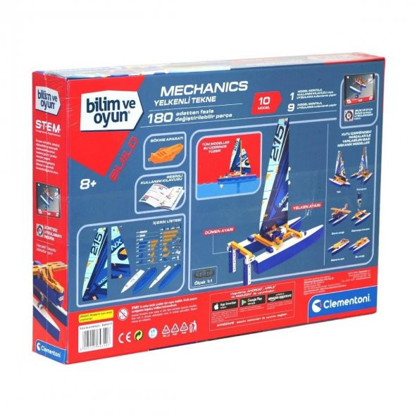 Clementoni Mekanik Laboratuvarı Yelkenli Tekne Clementoni Bilim ve Oyun Serisi - 2