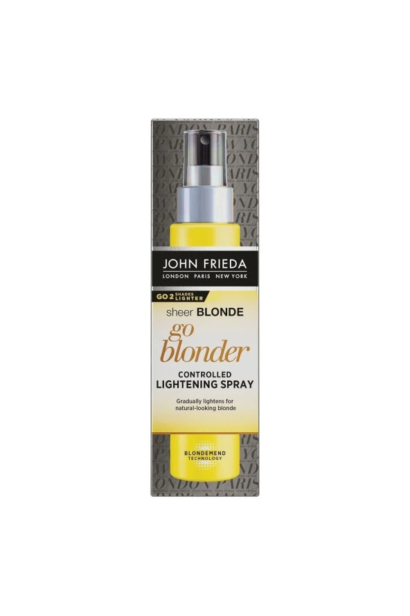John Frieda Sheer BlondeGo Sarı Saçlar İçin Renk Açıcı Sprey 100 ml