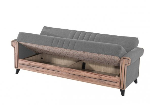 İpek Mobilya Toledo 3lü Kanepe ( Açık Gri ) - 3