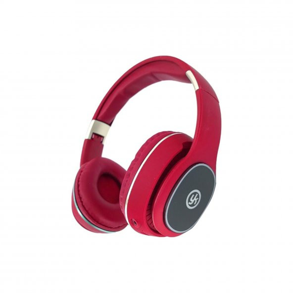 Winex YK Led Kulak Üstü Bluetooth Kulaklık Kırmızı