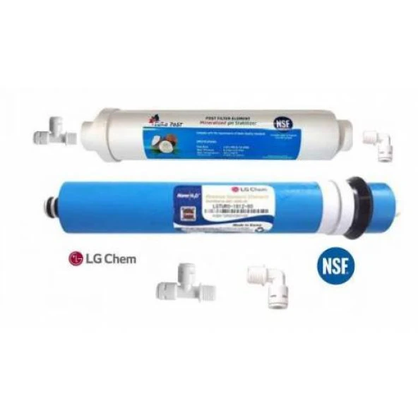LG marka Su Arıtma Cihazı Filtresi Kapalı Kasa 5 li Filtre Seti - LG Membran Filtre - 3