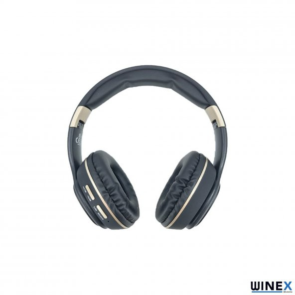 Winex YK Led Kulak Üstü Bluetooth Kulaklık Siyah - 4