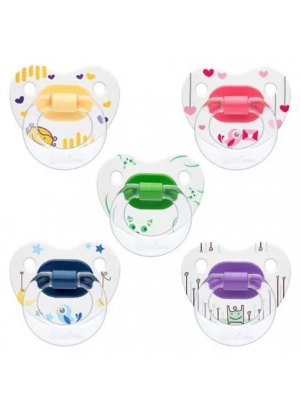 Wee Baby Desenli Damaklı Emzik No:1 ürün görseli 1