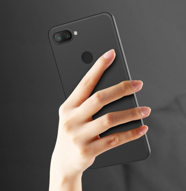 Xiaomi Mi 8 Lite Kılıf Premier Mat Silikon Kılıf + Esnek Nano Cam - 2