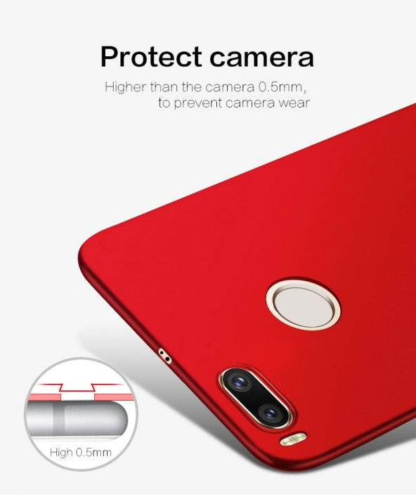 Xiaomi Mi A1 Zore Kılıf Premier Mat Silikon Kılıf + Cam - 6