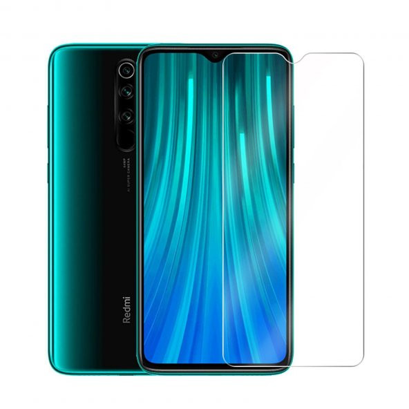 Xiaomi Redmi Note 8 Pro Kılıf Premier Mat Silikon Kılıf + Cam - 7