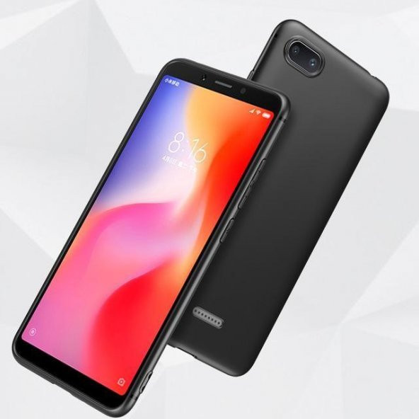 Xiaomi Redmi 6A Kılıf Premier Mat Silikon Kılıf + Kırılmaz Cam - 3