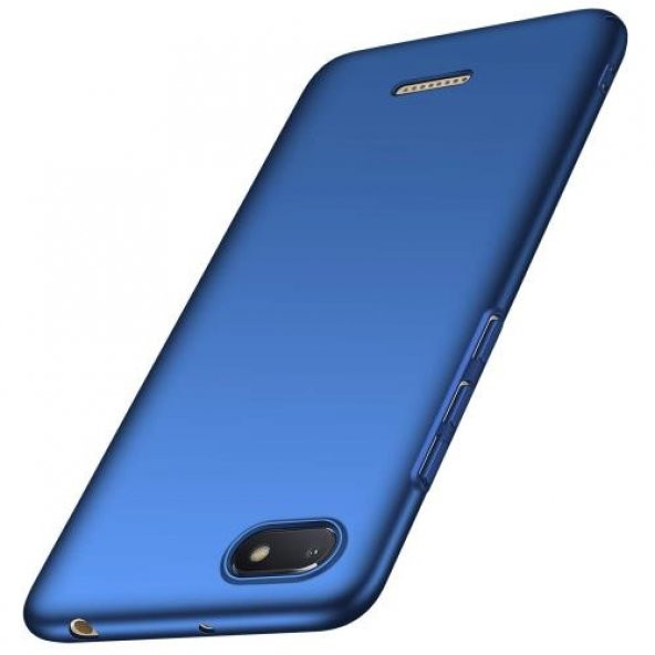 Xiaomi Redmi 6A Kılıf Premier Mat Silikon Kılıf + Kırılmaz Cam - 6