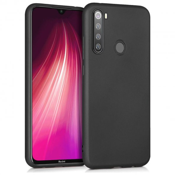 Xiaomi Redmi Note 8 Kılıf Premier Mat Silikon Kamera Koruma + Cam - 3