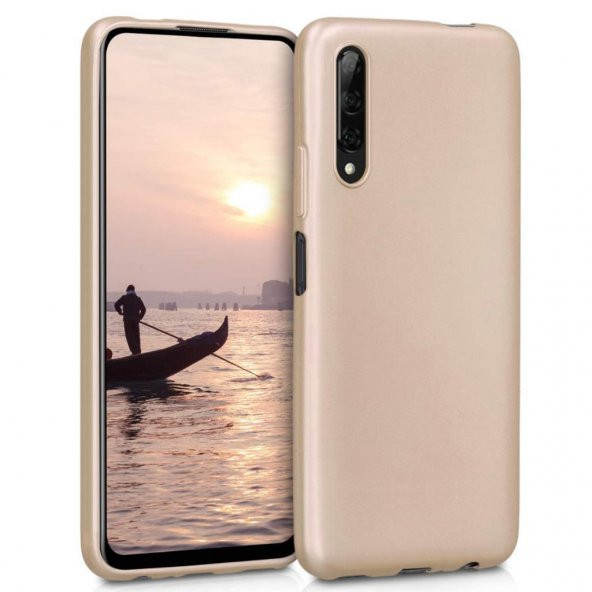 Huawei P Smart Pro 2019 Kılıf Zore Premier Mat Silikon + Cam - 3