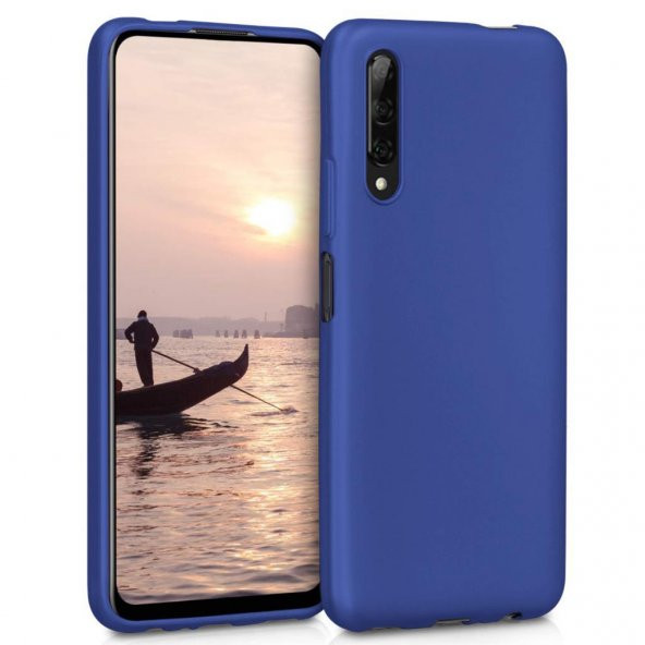Huawei P Smart Pro 2019 Kılıf Zore Premier Mat Silikon + Cam - 5