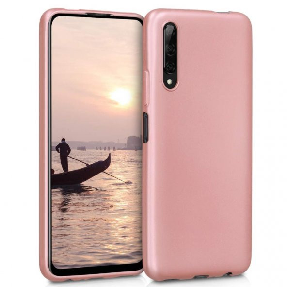 Huawei P Smart Pro 2019 Kılıf Zore Premier Mat Silikon + Cam - 7