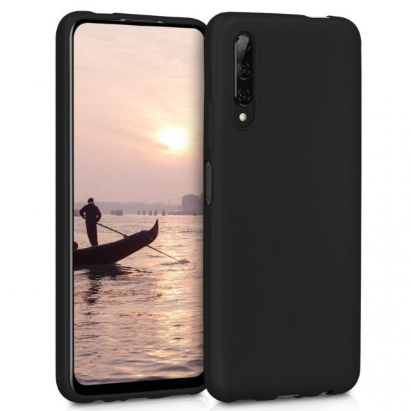Huawei P Smart Pro 2019 Kılıf Zore Premier Mat Silikon + Cam - 8