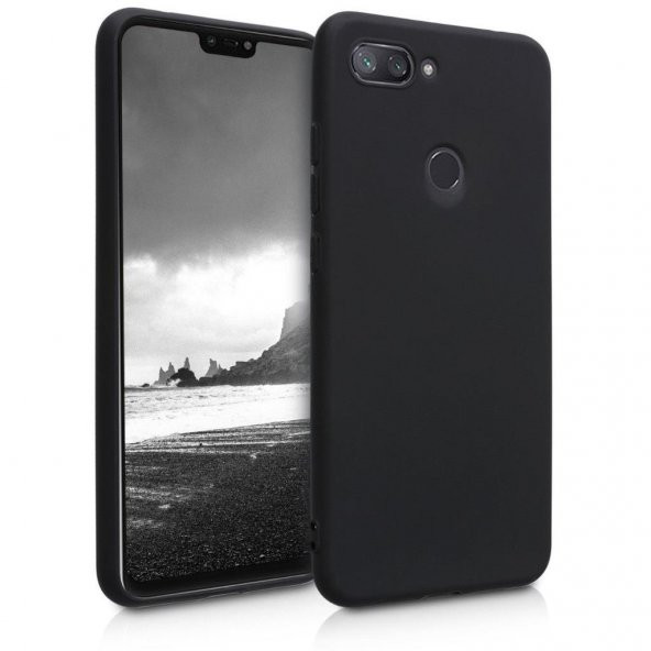 Xiaomi Mi 8 Lite Kılıf Premier Mat Silikon Kılıf + Temperli Cam - 6