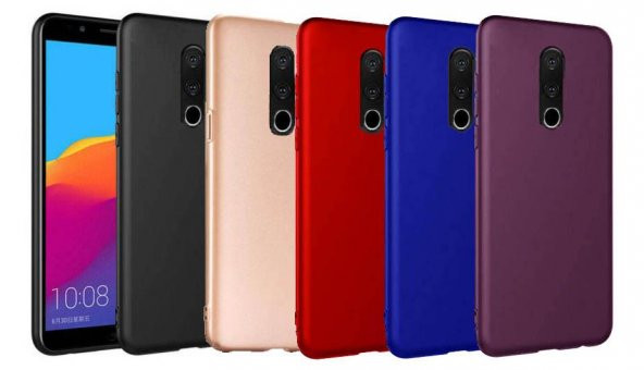 Meizu 16th Kılıf Premier Mat Silikon Kılıf Arka Kapak