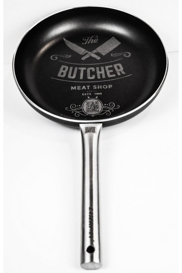 laserpan Butcher 28 Cm Profesyonelkaliteli Akıllı Tarifli Desenli Tava