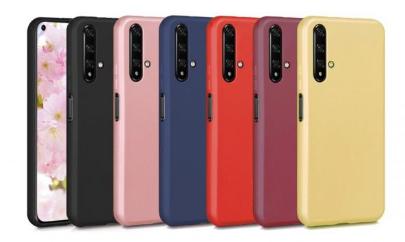 Huawei Nova 5T Kılıf Zore Premier Mat Esnek Silikon