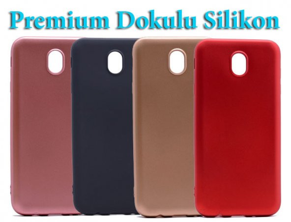 Samsung Galaxy J5 Pro Kılıf Premier Mat Silikon Kılıf Slim + Cam