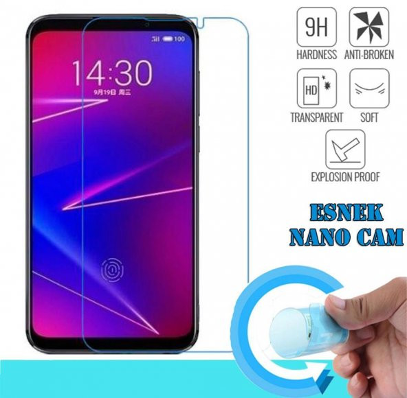 Meizu 16th Kılıf Premier Mat Silikon Arka Kapak + Esnek Nano Cam - 2