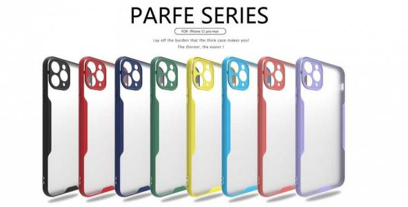 Apple iPhone 11 Pro Kılıf Zore Parfe Kapak - 10
