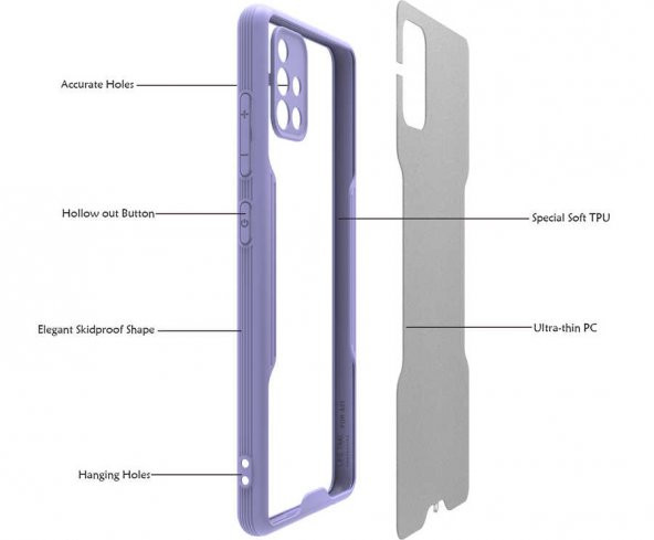 Galaxy A51 Kılıf Zore Parfe Kapak - 11